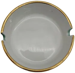 S.P.M. WALKÜRE Vintage Aschenbecher. Porzellan. Grün - Bild 3