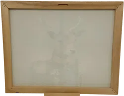 Bild Druck auf Leinwand Hirschkopf auf Körper von Markus Binz  - Bild 2