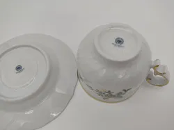 Porzellan Kaffeetasse und Untersetzer - Bild 3