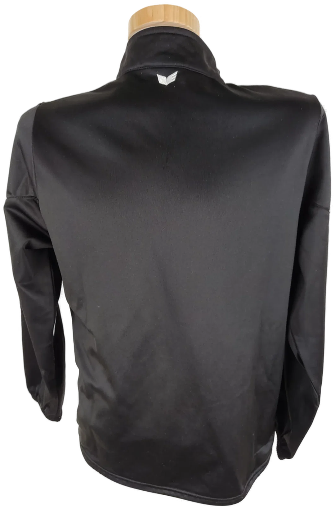 Kinder Sportjacke erima langarm, Größe 164, schwarz/weiß – Bild 4