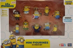 Set mit 10 diveresen Minions-Figuren (+- 3 cm hoch) - Bild 2