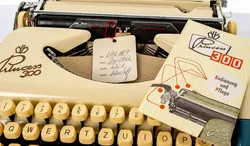 Princess 300 Tab Schreibmaschine Reiseschreibmaschine blau/elfenbein - Bild 11