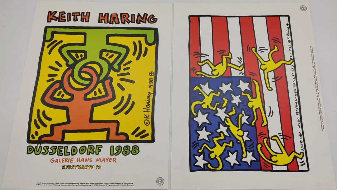 Kunstdruckmappe mit 12 Kunstdrucke 5 von Egon Schiele 4 von Keith Haring – Bild 8