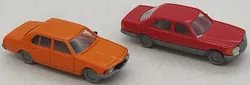 Fleischmann Spur N 2 Stück Piccolo 9812 Modellautos Mercedes 500 und BMW 745 ohne Verpackung - Bild 3