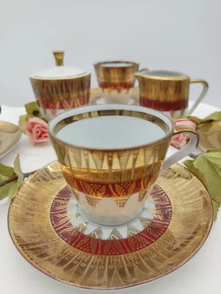 Bavaria Porzellan Kaffeeservice mit Schönheitsfehler | Vintage-Schatz – Vorschau 5