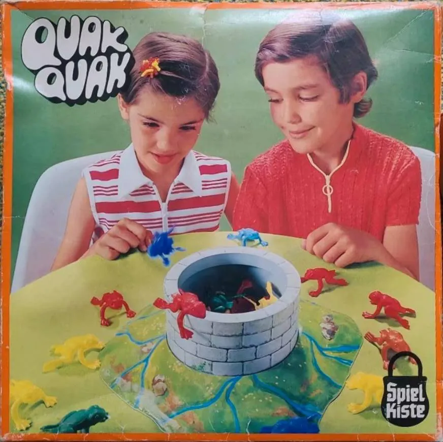 Quak Quak – Das fröhliche Frösche-Hüpf-Spiel | Klassiker von Spielkiste | ab 4 Jahren | Komplett – Bild 2