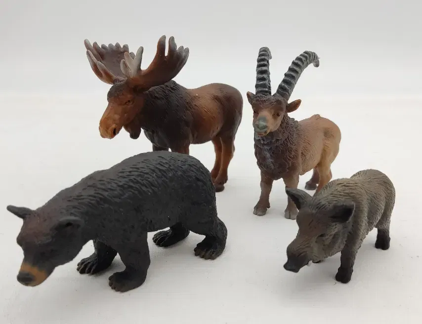 Schleich - Waldtiere Konvolut - 4 Stück - Bild 1