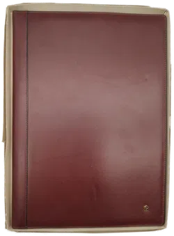 E.S. Echt-Leder Notizbuch - fehlender Stift - Bild 1