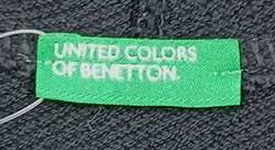 United Colors of Benetton Kinderpullover schwarz gemustert Gr. S - Bild 3