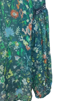 POM Amsterdam Damen Bluse, blaugrün - Gr. M - Bild 3