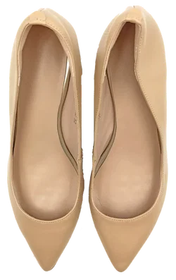 Glattlederwedges creme Gr. 40,5 - Bild 5