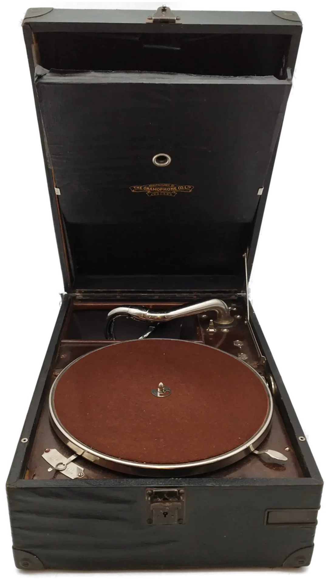 Koffergrammophon, The Gramophone Co. Ltd, inkl. 14 Schellacks Deko-Rarität | Unikat Mit Geschichte - Bild 2