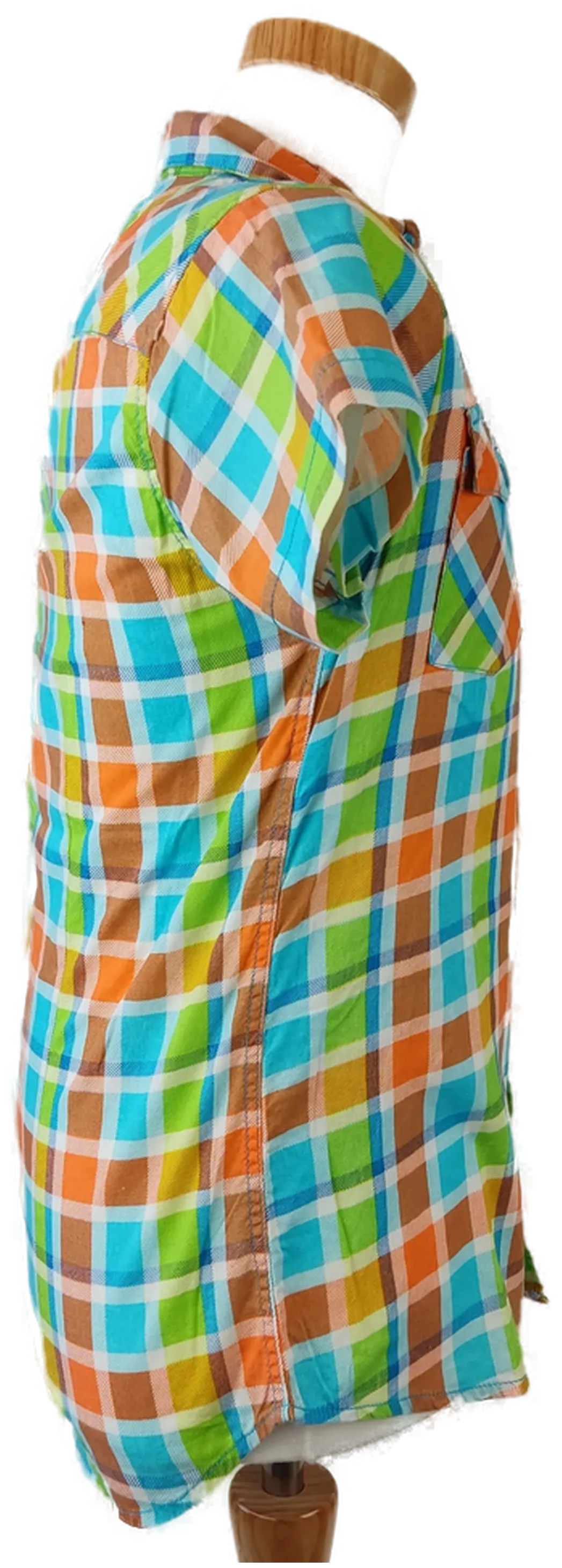 Fishbone Herrenhemd mehrfarbig, kariert - Gr. S (Slim fit) – Bild 2