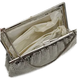 Vintage Glomesh Silber Tasche - Bild 3