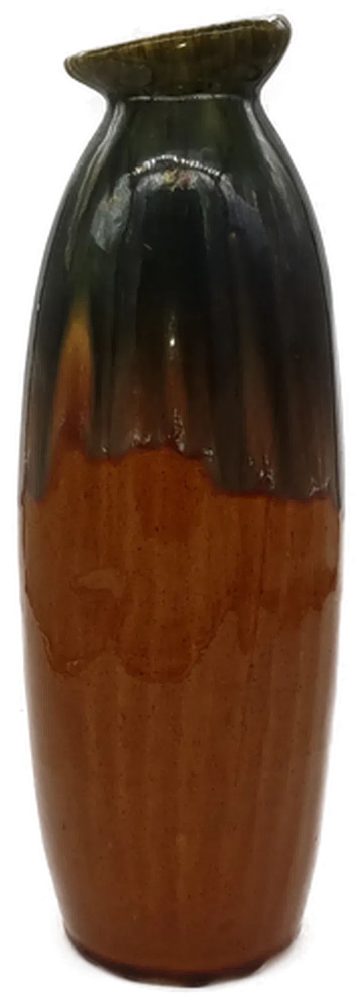 Wachauer Keramik / Porzellan Vase mit farbiger Laufglasur Höhe ca 32cm - Bild 4