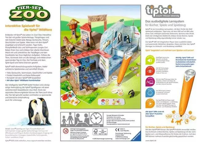 Ravensburger TIPTOI Tier-Set Zoo  – Bild 2