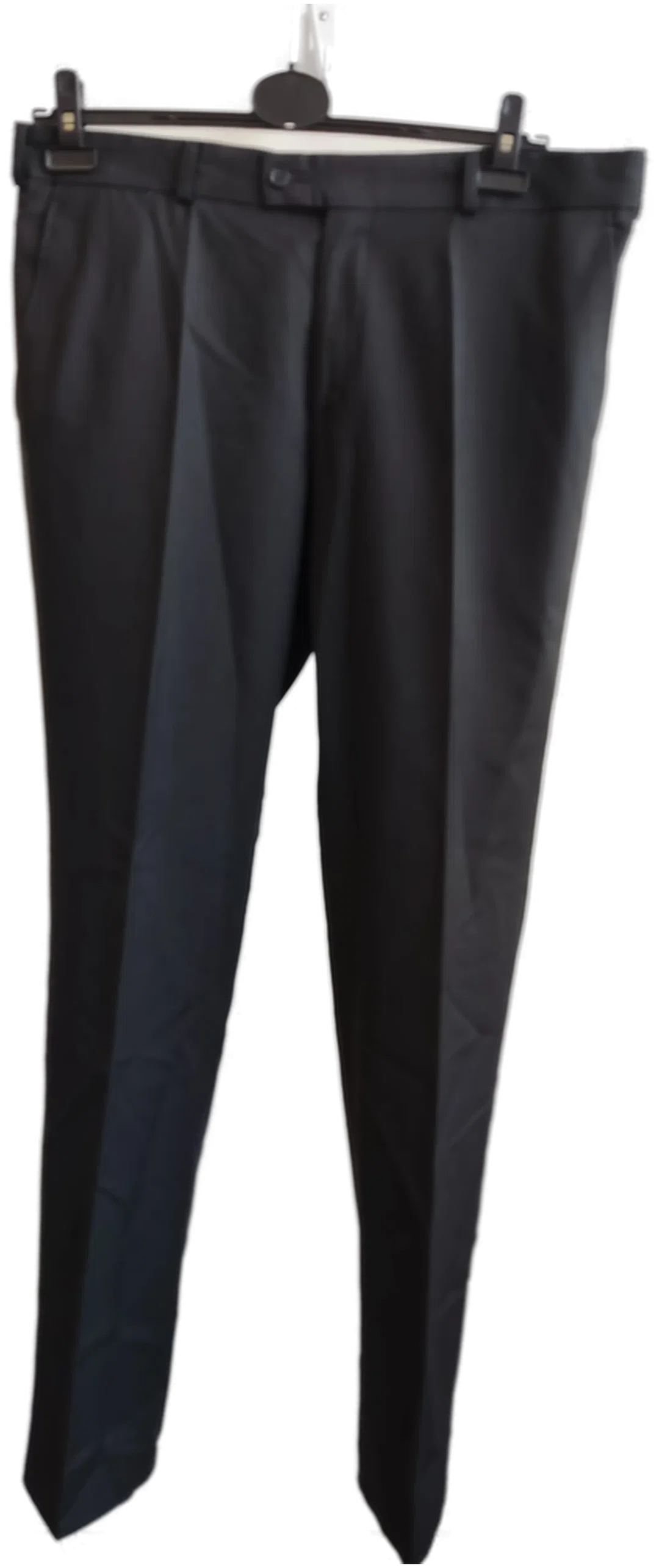 DON GIL Herrenanzug 2-teilig schwarz gestreift - L - Hose - 54 – Bild 5