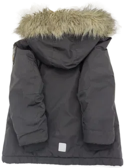 Name it Kinder Winter Jacke schwarz Gr. 128 - Bild 2