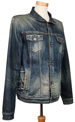 HUGO BOSS Herren Jeansjacke, blau - Gr. XL  - Bild 2
