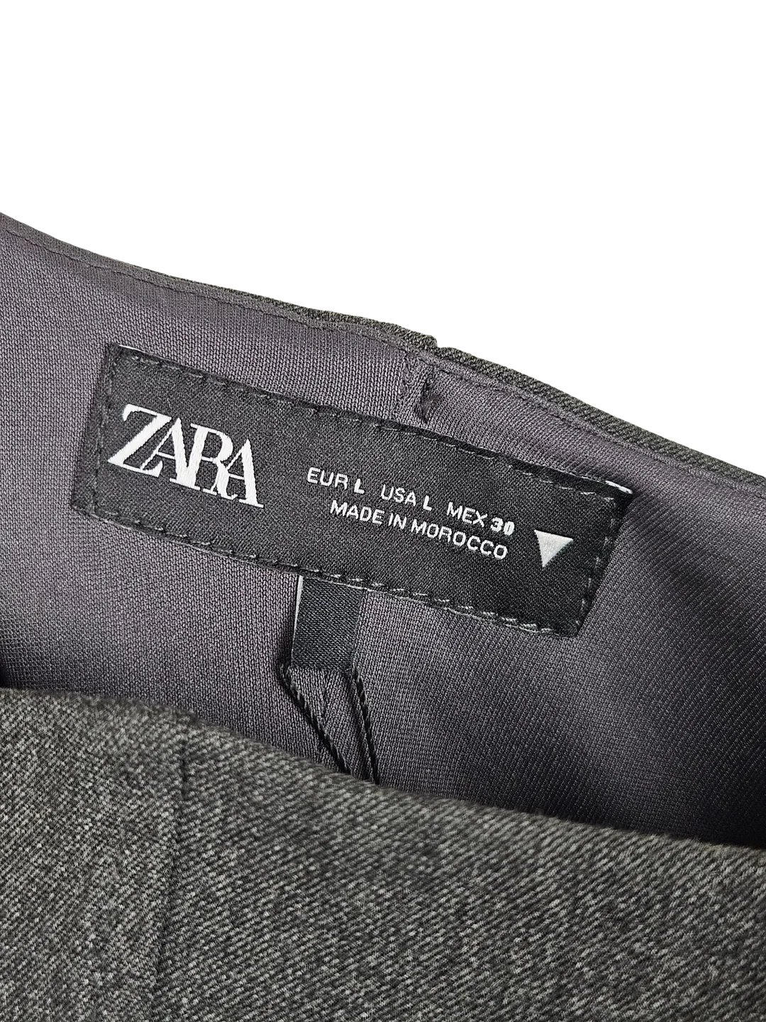 ZARA Damen Minikleid, grau - Gr. L / 40 – Bild 4