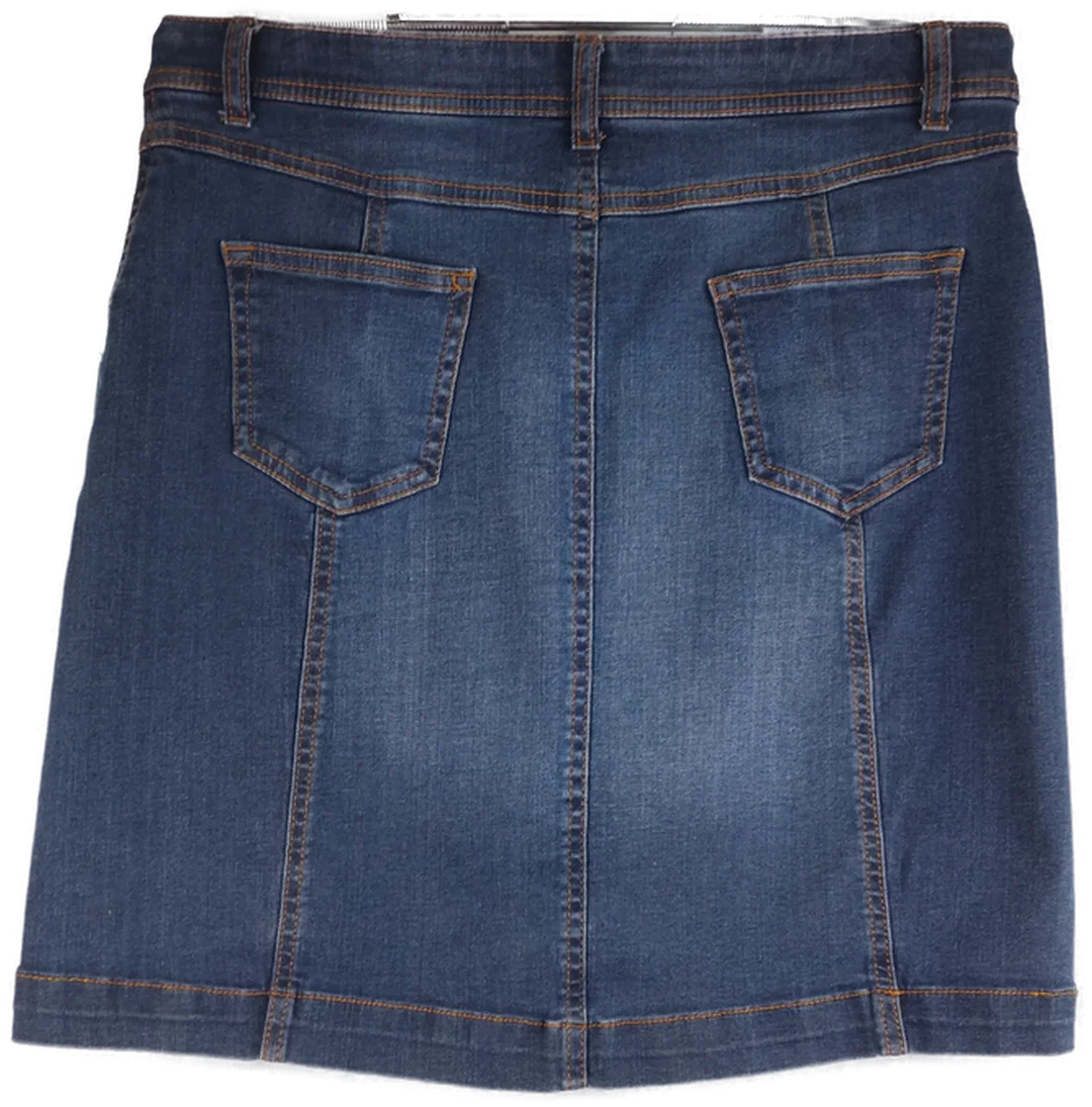 Damenrock C&A Jeansblau Größe 36 | Retro-Charme – Bild 2