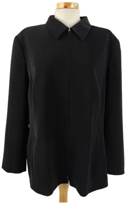 Damen Zippjacke schwarz - XXL/44 - Bild 1