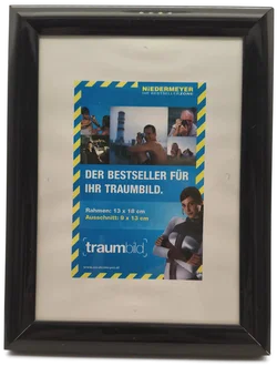 Bilderrahmen, schwarz, Fotorahmen - Bild 1