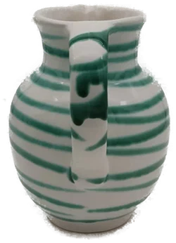 Gmunder Krug in der Wiener Form Grüngeflammt - Bild 2