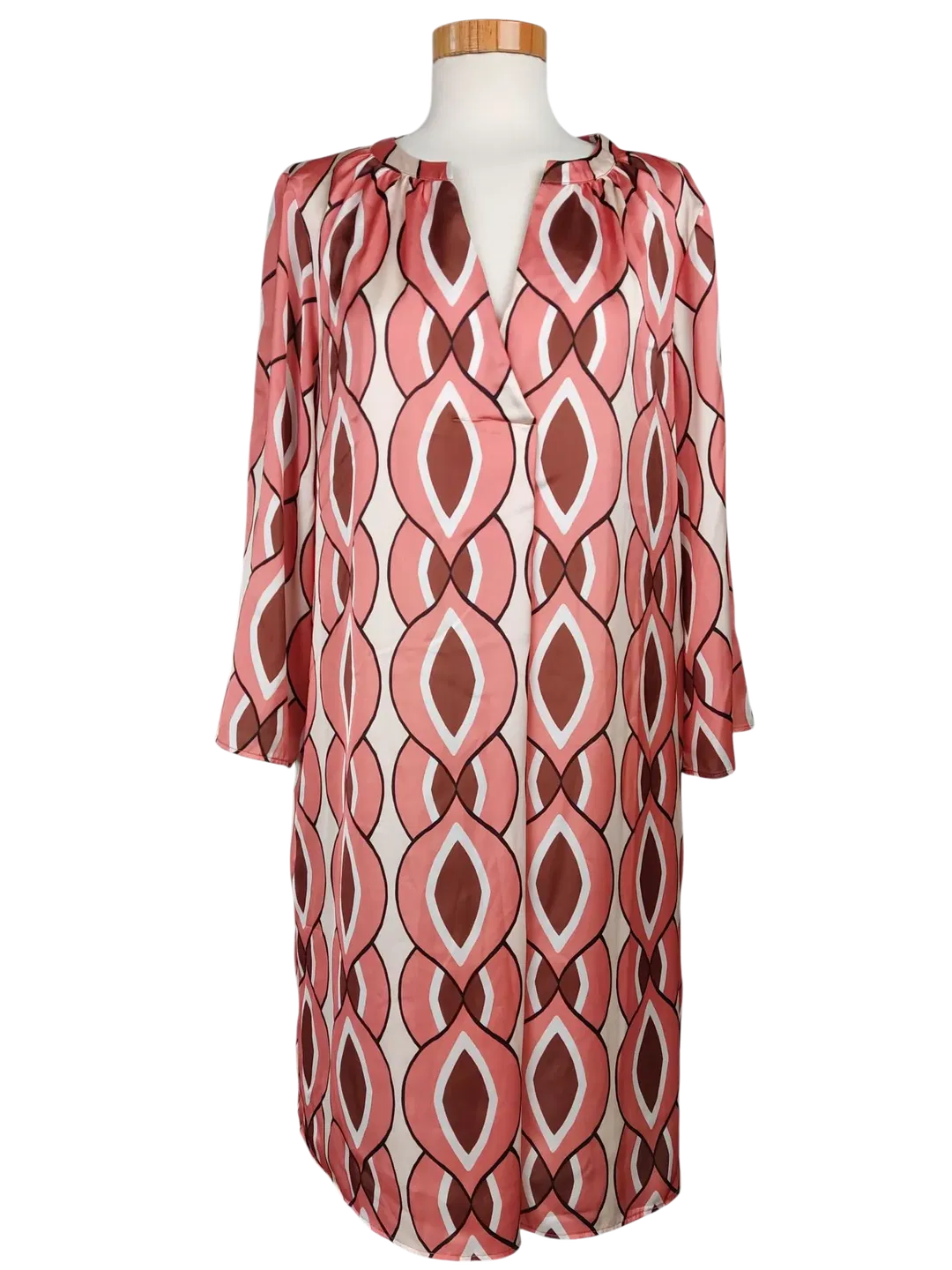 biancoghiaccio Damen Midikleid, multicolor - Gr. XXL  - Bild 4