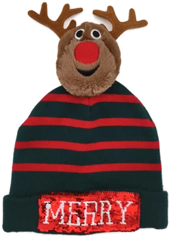 H&M, Weihnachtsmütze Kinder, "Elch", Gr. 104 – Vorschau 1