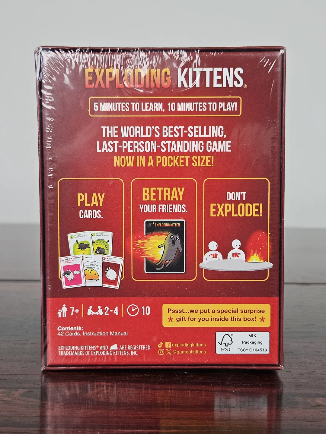 Exploding Kittens - Pocket Size - Kartenspiel – Bild 2