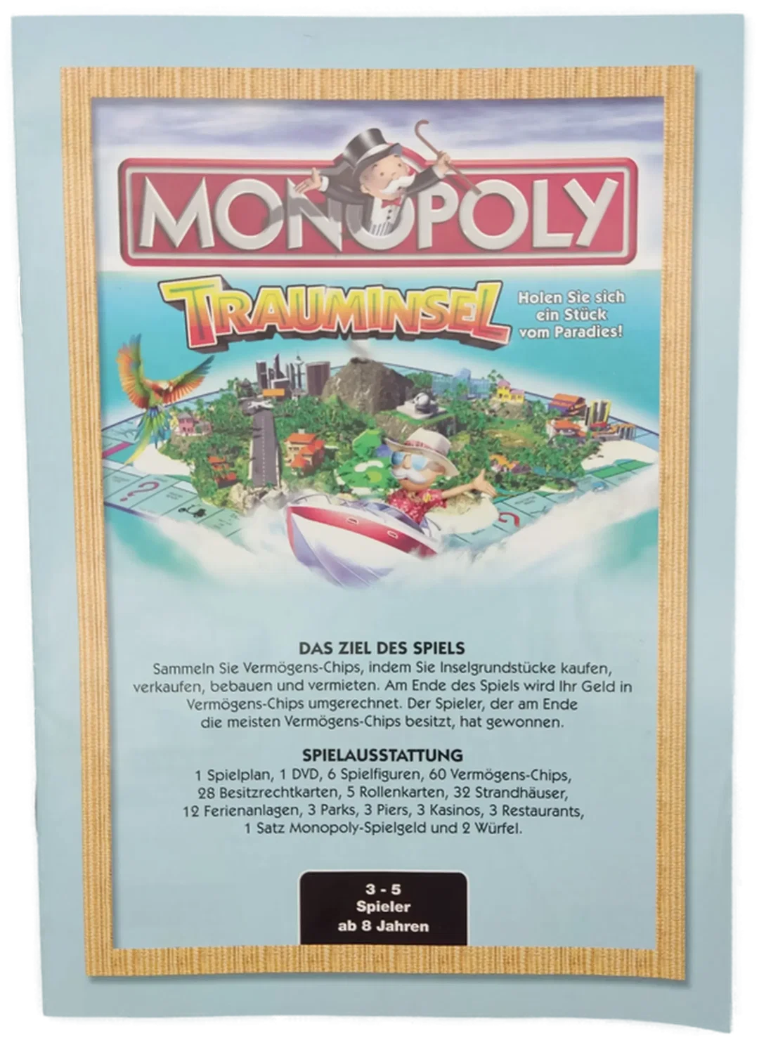 Monopoly Trauminsel - DVD Brettspiel - Parker – Bild 5