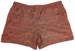 EMPORIO ARMANI Herren Badeshorts, grau/orange - Gr. XL  - Bild 2