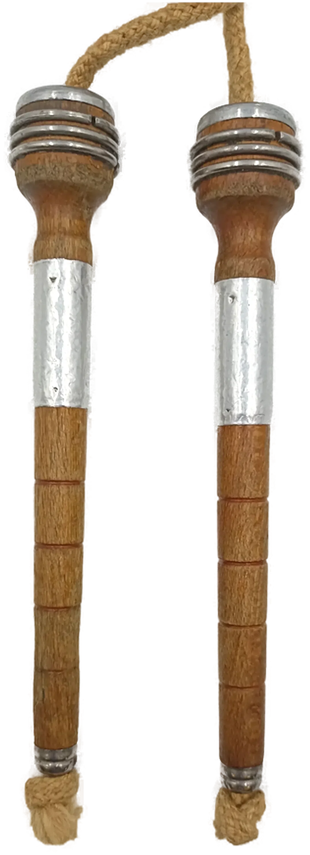 Antikes Springseil mit Holzgriffen – Bild 3