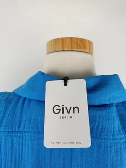 Givn Herren Kurzarmhemd azurblau - M / 48 - Bild 4