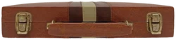 Backgammon-Spiel im Kunstlederkoffer klein - Bild 4
