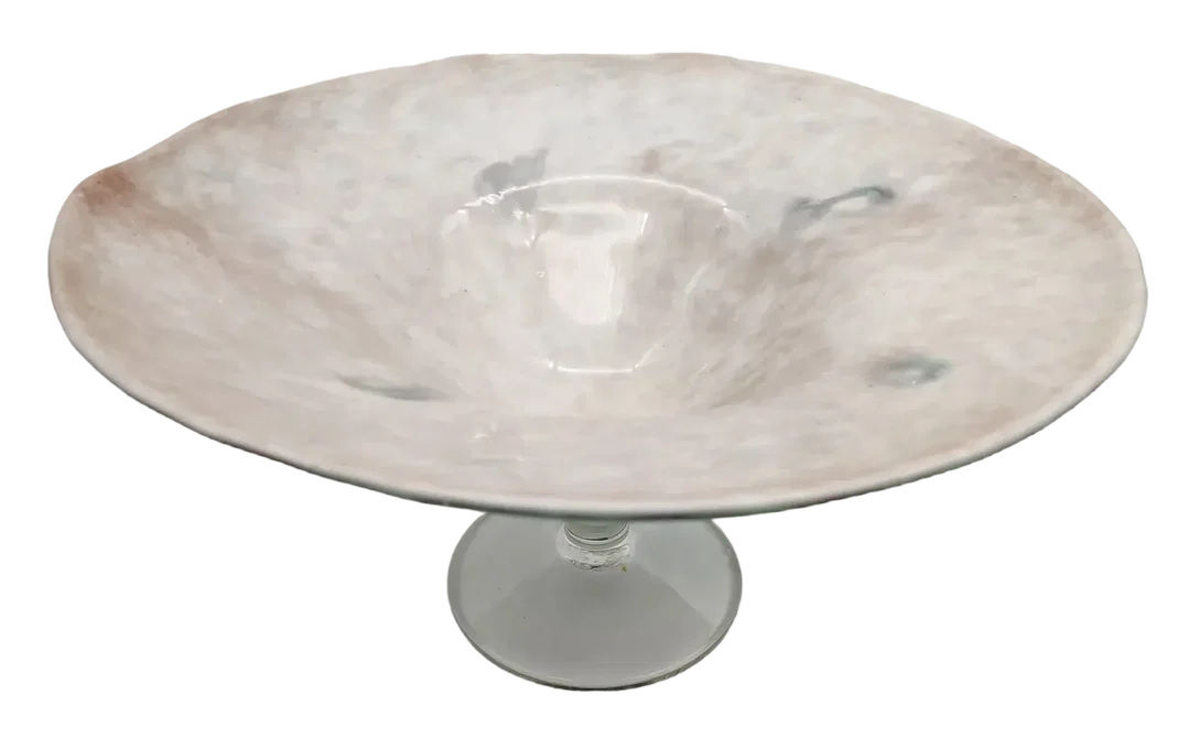 Dekorative Glas-Schale, grau/grün – Bild 2