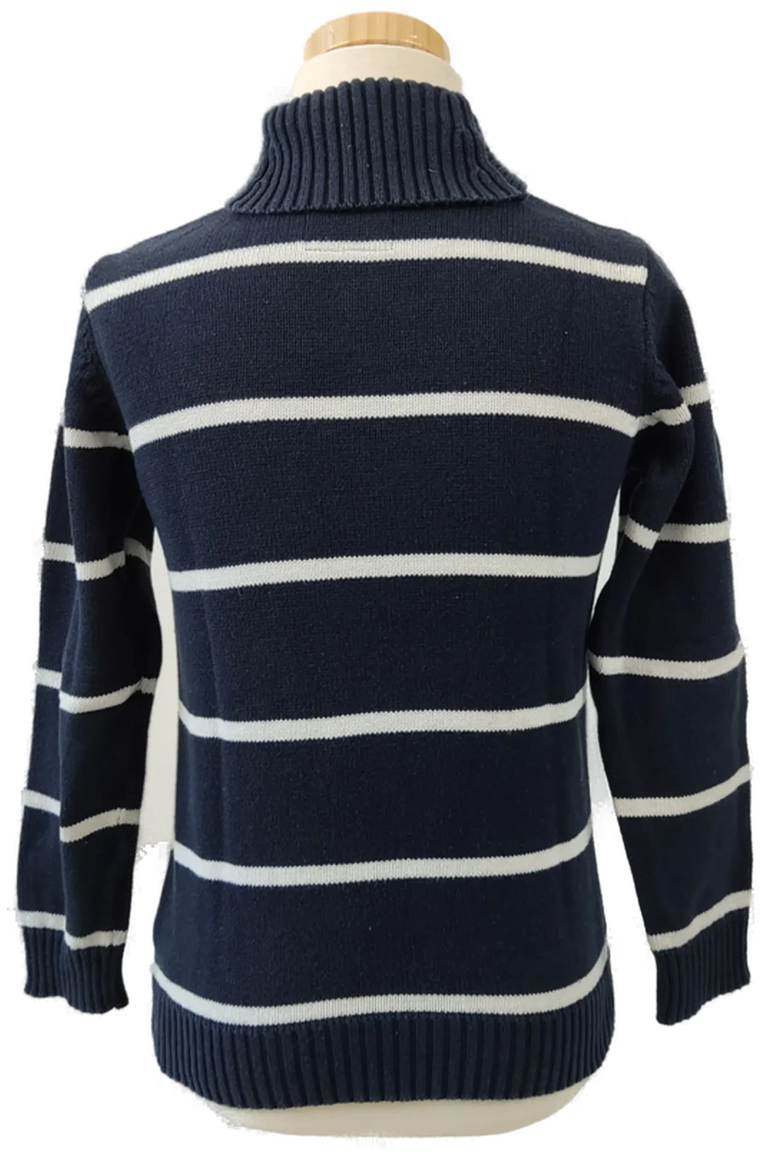 Division Kinder Pullover (J) blau weiß gestreift - 128 – Bild 3