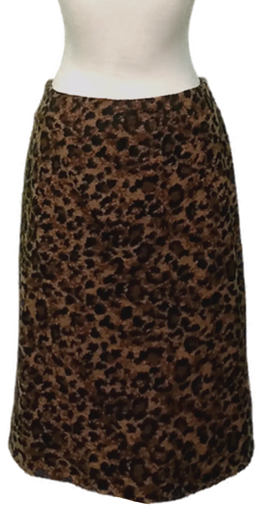 Betty Barclay Damen Midirock Leoprint schwarz / braun Gr. XL - Bild 1