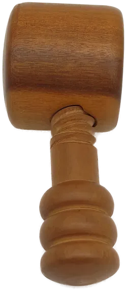 Dreh-Nussknacker aus Holz in Nussbraun - Bild 5