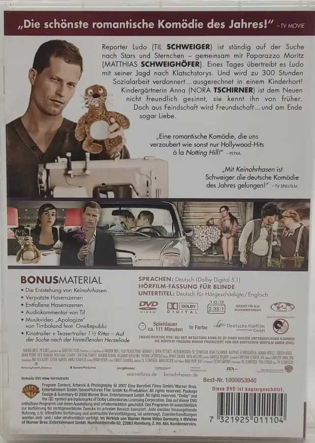 DVD "Kein Ohr Hasen" mit Til Schweiger und Nora Tschirner – Bild 2
