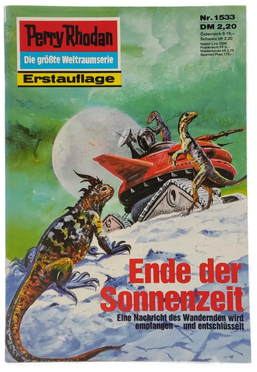 Romanheft Perry Rhodan Ende der Sonnenzeit Erstauflage Nr. 1533 - Bild 1
