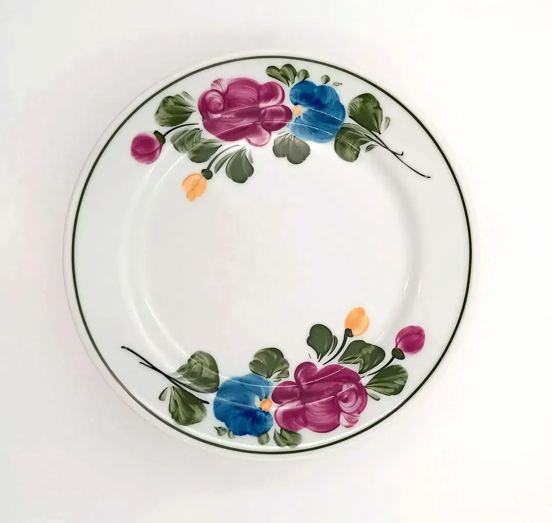 Lilienporzellan Austria - Alpenflora Dessertteller - Bild 1