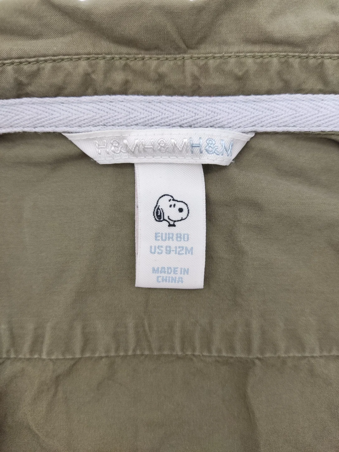 H&M Kinder Hemd grün Gr.80 – Bild 4