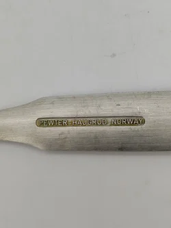 Pewter Haugrud Norway - Vintage Salatbesteck - Bild 5