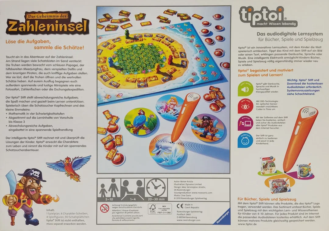 tiptoi® Das Geheimnis der Zahleninsel - Lernspiel - Ravensburger – Bild 2