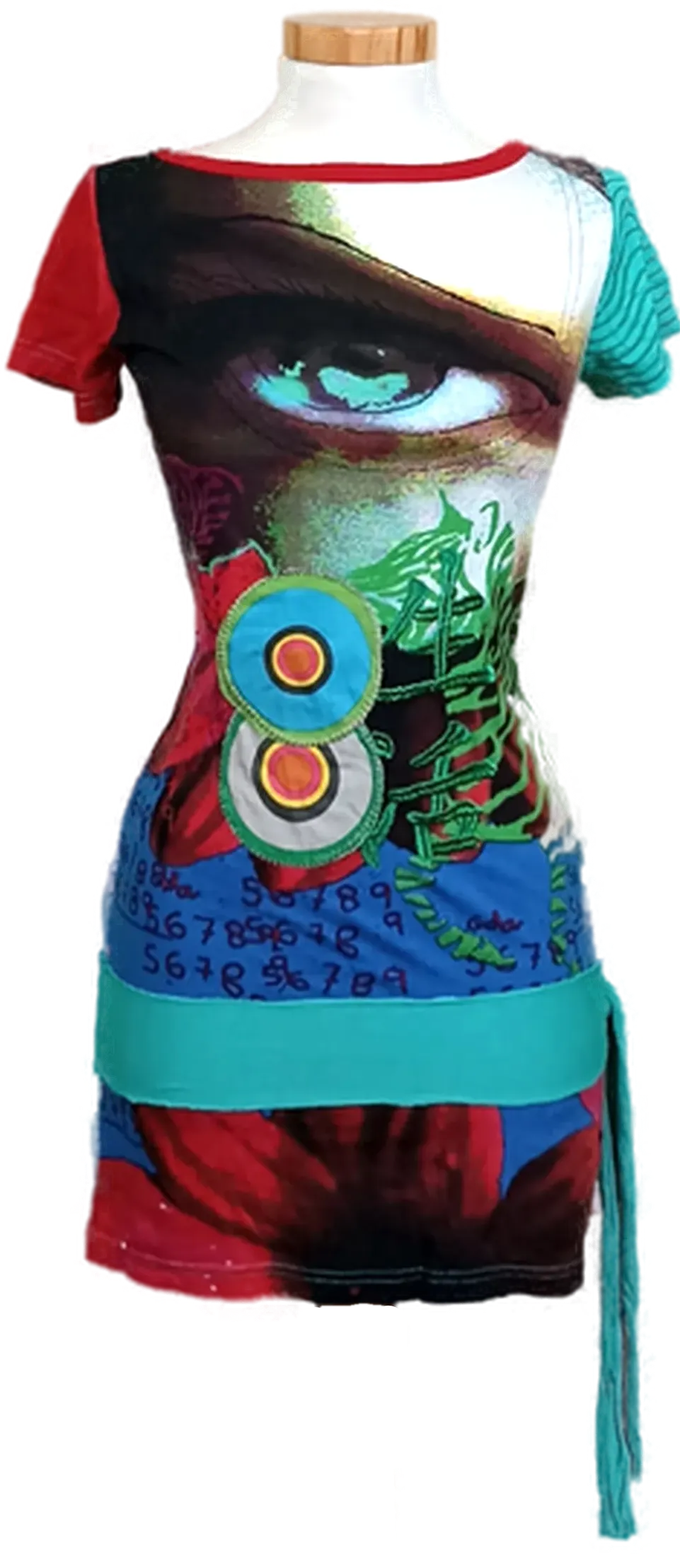 Desigual Damenshirt gemustert Gr. S – Bild 1