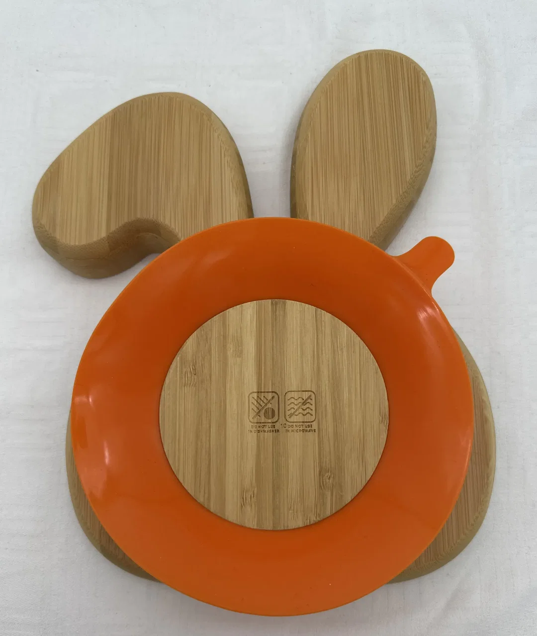 bamboobamboo bunny suction plate - Baby- und Kleinkinderteller – Bild 4