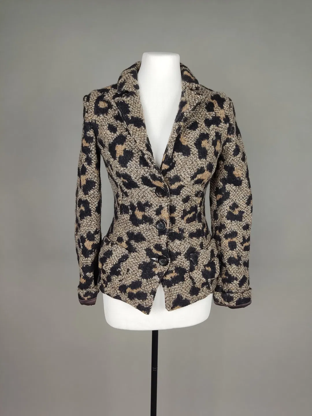 MARC CAIN Damen Blazer mit Animalprint - S / 36 - Bild 4