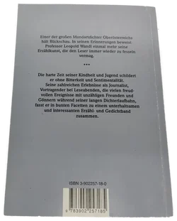 "Mein langer Weg" Erinnerungen von Leopold Wandl mit persönlicher Widmung des Künstlers  – Vorschau 2